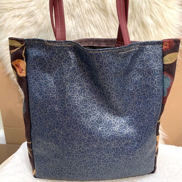 FENDON'S of Bishop CA Large Open Utility Tote Patchwork Upholstery Fabrics - Picture 7 of 16